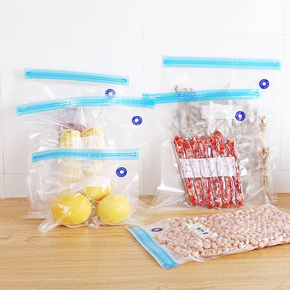 Sacs Sous Vide FoodSaver Réutilisables - 950 Ml - Avec Zip - Lot De 26 - Sans BPA - Pour Conservation Alimentaire